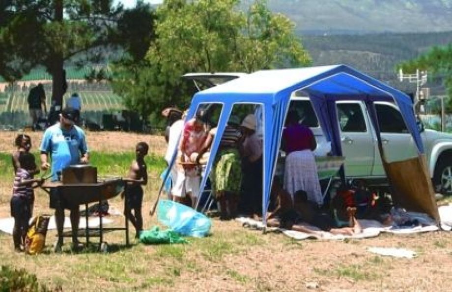 Day camping at Theewater Sports Club