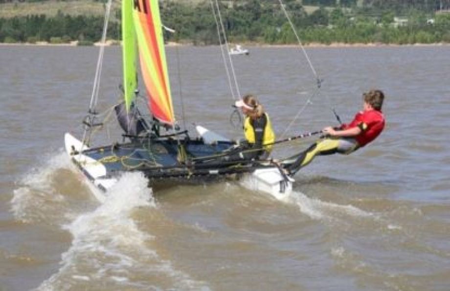 Multihull sailing at Theewater Sports Club