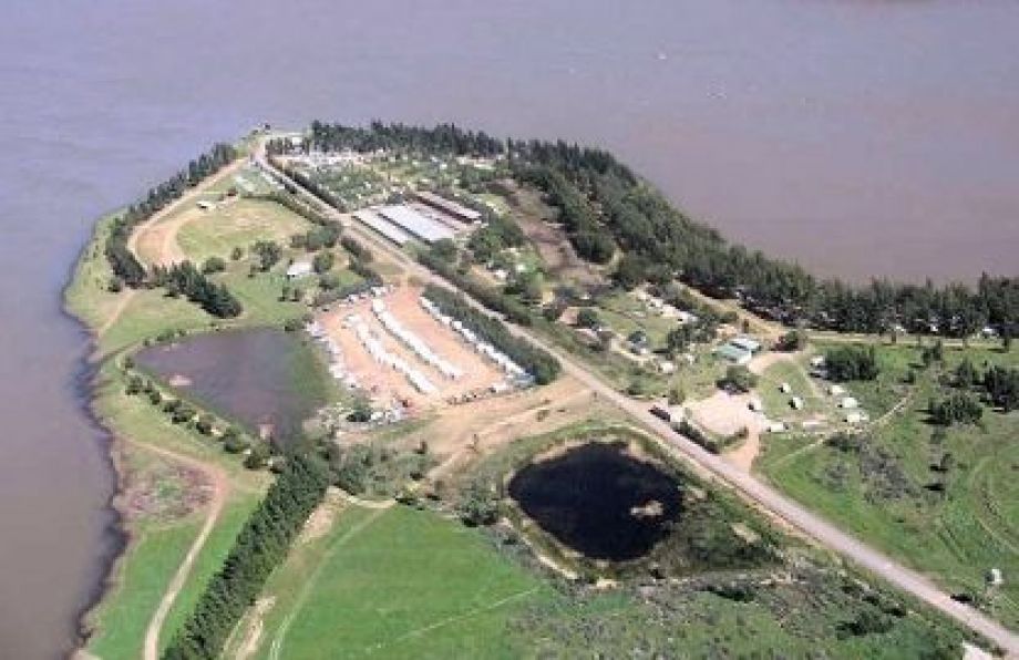 Theewater Sports Club peninsula aerial view